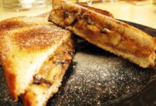 Photo of Receta de sándwich de plátano y mantequilla de cacahuete en la hoguera
