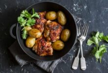 Photo of Camp Roasted Potato Chicken Recipe